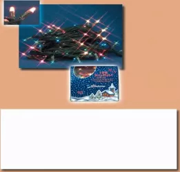 Instalatie cu 180 microluminite multicolore cu variator pentru interior 