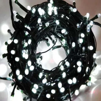 Instalatie cu 20 leduri alb superluminos cu lumini fixe pentru interior 