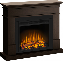 Semineu ECOFLAME - Lisabona SLIM LINE wenge flacara 3D de 23 inci sistem incalzire