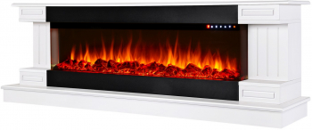 Semineu Electric Arizona si Dalas 50 - Art Flame - 603 x 430 x 1810 mm - 1500W - Termostat - Flacara Multicolora 