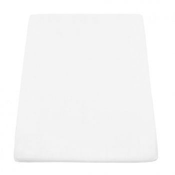 Cearceaf de pat cu elastic dimensiune 160 x 200 cm bumbac 100 Alb 