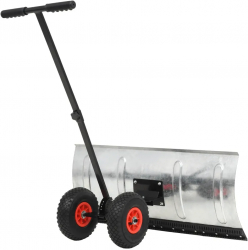vidaXL Plug de zapada manual cu roti 100 x 44 cm 
