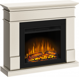 Semineu ECOFLAME - Lisabona SLIM LINE antichizat flacara 3D de 23 inci sistem incalzire