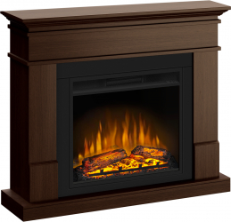 Semineu ECOFLAME - Lisabona SLIM LINE nuc flacara 3D de 23 inci sistem incalzire 
