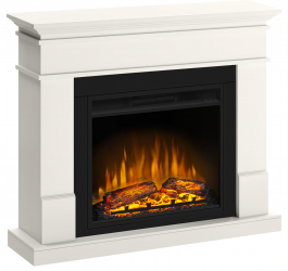 Semineu ECOFLAME - Lisabona SLIM LINE vanilla flacara 3D de 23 inci sistem incalzire