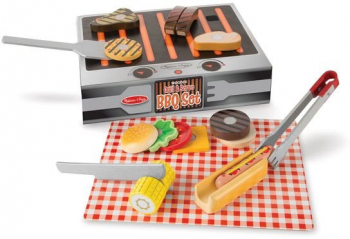 Set de joaca din lemn La gratar cu accesorii - Melissa & Doug 