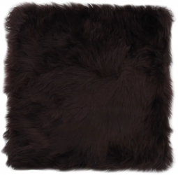 vidaXL Pernute de scaun 2 buc. maro 40 x 40 cm piele naturala oaie 