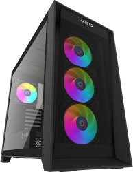 Carcasa AQIRYS XO-1 ARGB Middle Tower E-ATX/ATX/mATX/mITX Negru