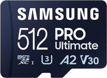 Card de memorie Samsung PRO Ultimate microSDXC UHS-I 512GB Adaptor SD Blue 