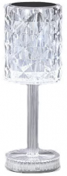Lampa de birou LED RGB avand dimmer tactil 3 nivele de intensitate Cristal Acrilic reincarcabila cu telecomanda 