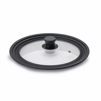 Capac de sticla cu margine siliconata Ibili 28/30/32 cm 