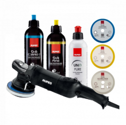 Set masina polish excentric 15mm RUPES LHR15ES BigFoot paste polish Rupes 250ml 5000rpm PP-11405.R3 