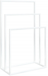 vidaXL Suport de prosoape autonom alb 48x24x79 cm fier 