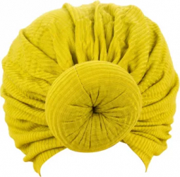 Turban pentru bebelusi 3-6 luni Mustar 