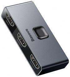 Splitter HDMI Baseus 3D/1080p/4K/2K 30Hz Gri inchis 