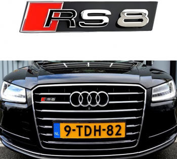 Emblema RS8 grila fata Audi Sline 
