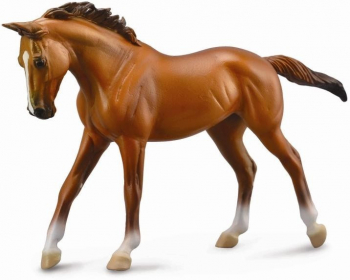 Figurina Cal Thoroughbred Mare Chestnut Delu-e 
