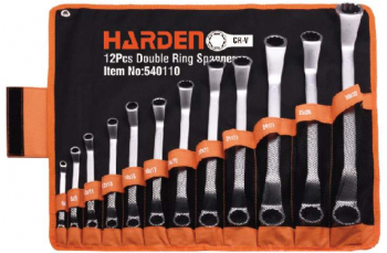 Set de 12 chei duble inelare cotite - H11 Harden 