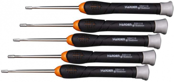 Set de 5 surubelnite de precizie Torx Profesional Harden T 4 x 50 