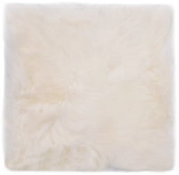vidaXL Pernute de scaun 2 buc alb 40x40 cm piele naturala de oaie 