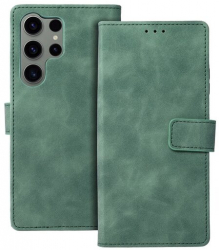 Husa Flip Compatibila cu Samsung Galaxy S23 Ultra Forcell Tender Verde 