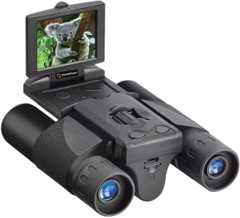Binoclu Digital Profesional de Vanatoare StartONTeam Zoom 10X Ecran LCD 2& Camera Foto / Video 2 5K Marire 8X Negru 