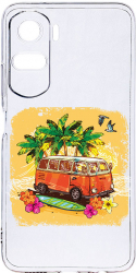 Husa Bestcase comp cu Honor 90 Lite 5G Summer Car Antisoc 2MM Soft Silicon prot cam T 814 