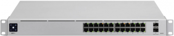 Switch Ubiquiti USW-PRO-24 (24) porturi Gigabit RJ45 si (2) porturi 10G SFP + L2 L3 