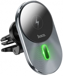 Incarcator Auto Wireless HOCO CA91 compatibil cu Magsafe Quick Charge 15W Negru Blister 