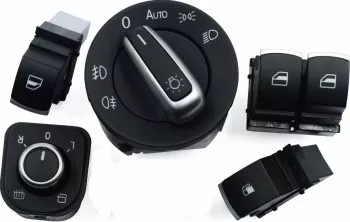 Pachet bloc lumini butoane 2 geamuri electrice rezervor reglaj oglinzi VW Golf 5 6 