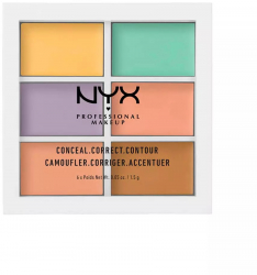 Paleta corectare si anticearcan Nyx Professional Makeup CONCEAL CORRECT CONTOUR palette 9 g 