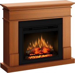 Semineu ECOFLAME PRO - Lisabona cires flacara 3D de 23 inci cu teme de culoare incalzire infrared si sunet