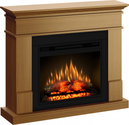 Semineu ECOFLAME PRO - Lisabona stejar flacara 3D de 23 inci cu teme de culoare incalzire infrared si sunet 
