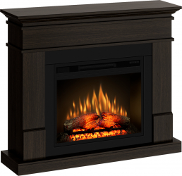 Semineu ECOFLAME PRO - Lisabona wenge flacara 3D de 23 inci cu teme de culoare incalzire infrared si sunet 