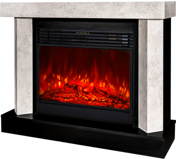Semineu Electric Palermo si Mirabella - Art Flame - 900 x 350 x 1150 mm - 1950W - Display manual - Telecomanda 