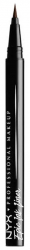 Tus lichid rezistent la apa Nyx Professional Makeup Epic Ink Liner eyeliner waterproof maro 1 ml 
