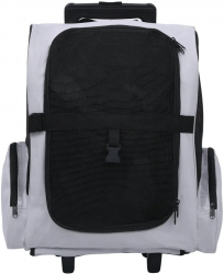vidaXL Carucior pentru animale de companie pliabil multifunctional gri 