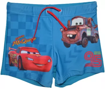 Boxeri de plaja pentru baieti Cars Disney S45190 Albastru 