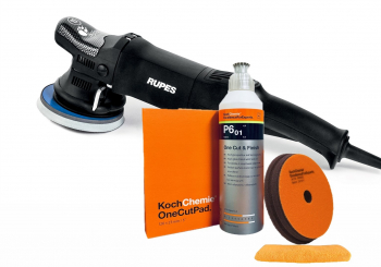 Set masina polish excentric RUPES LHR15ES BigFoot pasta polish si ceara 3 in 1 Koch Chemie 250ml 5000rpm PP-11405.KC3.1 