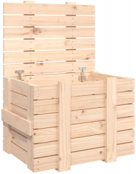 vidaXL Cutie de depozitare 58x40 5x42 cm lemn masiv de pin 