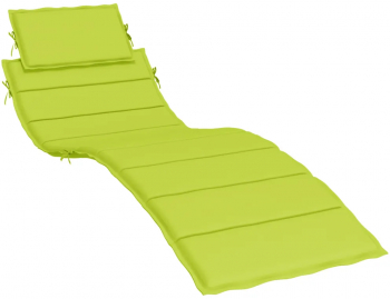 vidaXL Perna de sezlong verde aprins 186x58x3 cm textil oxford 