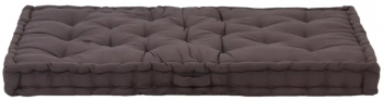 vidaXL Perna podea canapea din paleti 120x80x10 antracit bumbac 