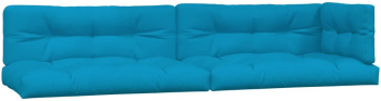 vidaXL Perne de paleti 5 buc. albastru material textil 