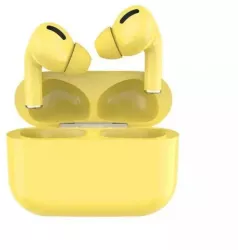 Casti wireless SIKS® PRO conectare Bluetooth 5.0 raza de actiune 15m sunet 3D functie de reducere a zgomotului culoare galb 