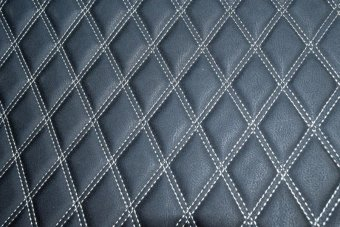 Material piele eco interior auto covorase tavita portbagaj Negru cusatura Gri 
