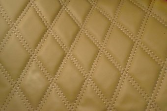 Material piele eco interior tapiterie auto romb Bej cusatura Bej 