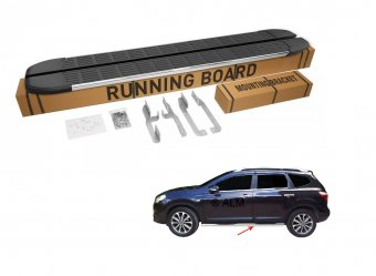 Praguri laterale tip treapta compatibile Nissan Qashqai +2 2007-2017 ® ALM 