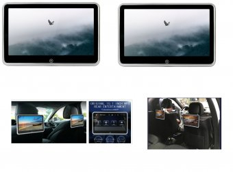 Set monitoare tetiera cu touchscreen 10 1&rdquo functie MirrorLink USB MP5 12V 