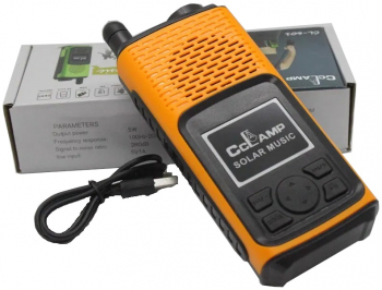 Radio portabil cu lanterna- CcLamp alimentare duala solar si retea pentru camping trusa de calamitati-cutremure cu Bluetooth port USB 