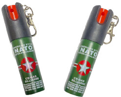 Set 2 bucati spray paralizant lacrimogen autoaparare cu piper NATO DGM 20 ml 